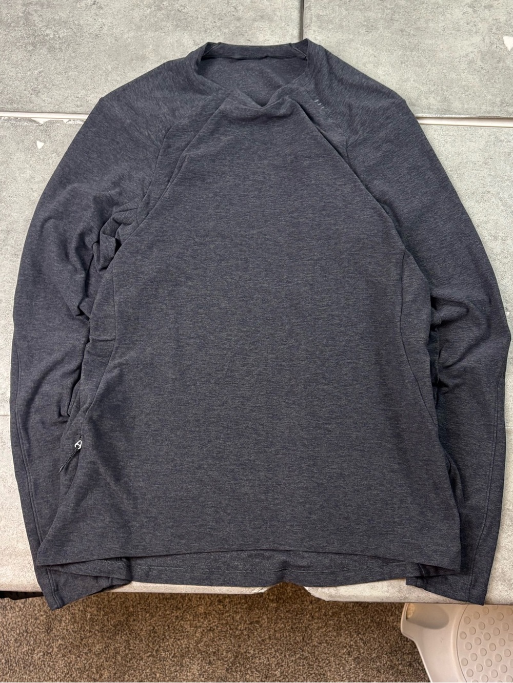 Lululemon Surge Warm Long Sleeve gray medium